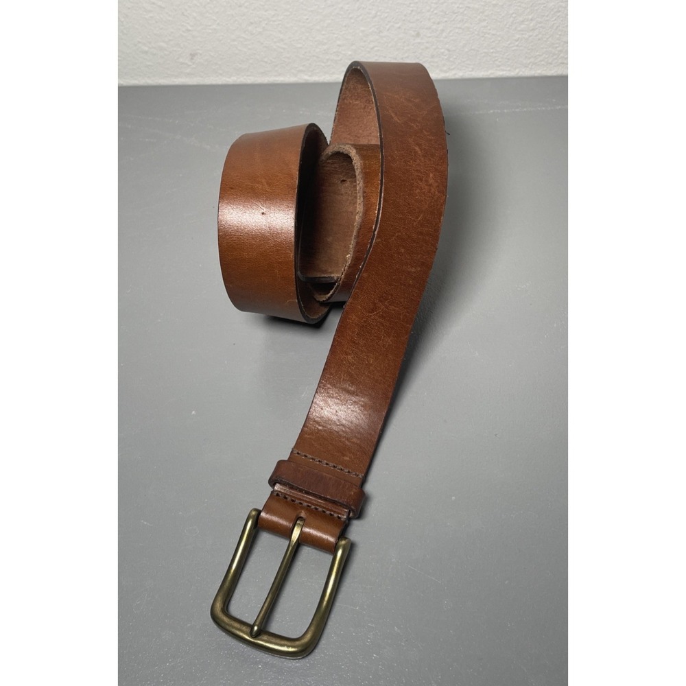 Crafted With American Pride Genuine Leather Belt‎ Men's Size 38 Made In USA